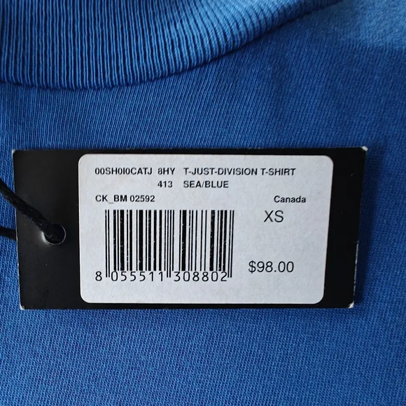 Diesel T Shirt Blue XS Vintage - Picture 5 of 7